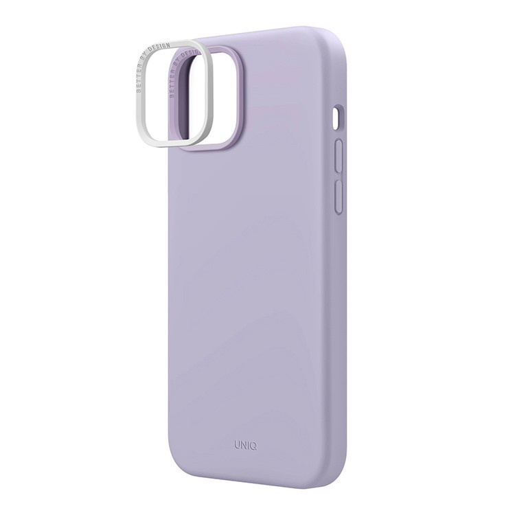 Чехол Uniq для iPhone 15 LINO Magsafe, фиолетовый Чехол Uniq для iPhone 15 LINO Magsafe, фиолетовый