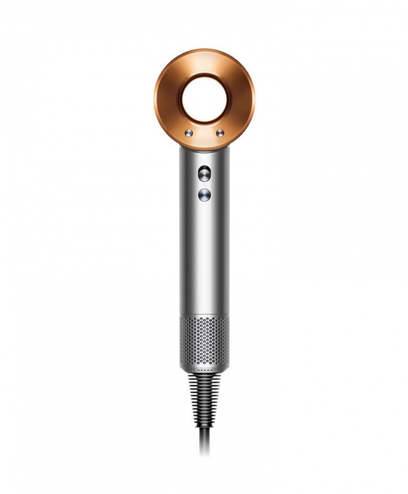 Фото Фен Dyson Supersonic HD15, Nickel/Copper На фото изображено Фен Dyson Supersonic HD15, Nickel/Copper