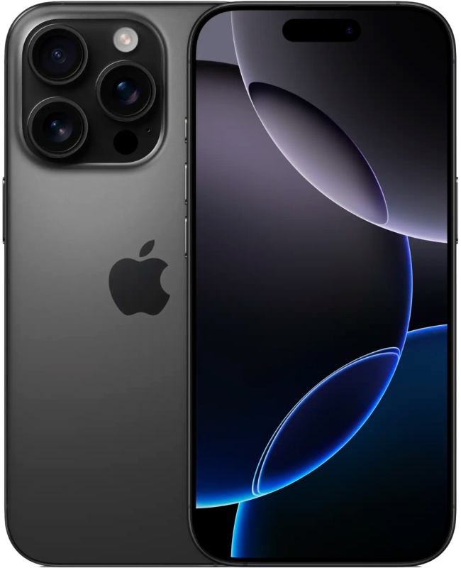 Фото Apple iPhone 16 Pro, 1 ТБ, Титановый чёрный На фото изображено Apple iPhone 16 Pro, 1 ТБ, Титановый чёрный